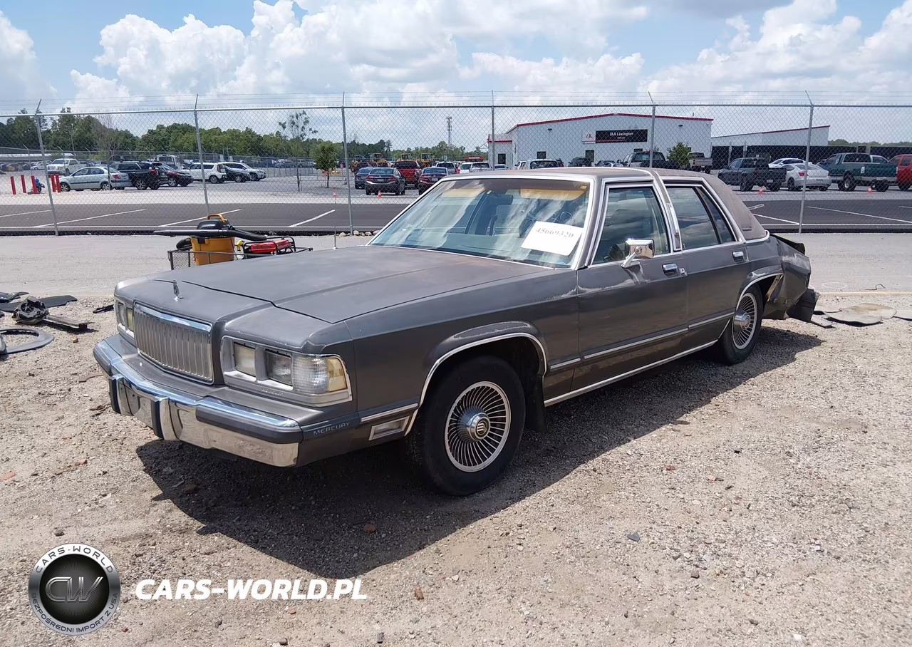 1989 Mercury Grand Marquis Ls VIN:2MEBM75F9KX737882 - 2