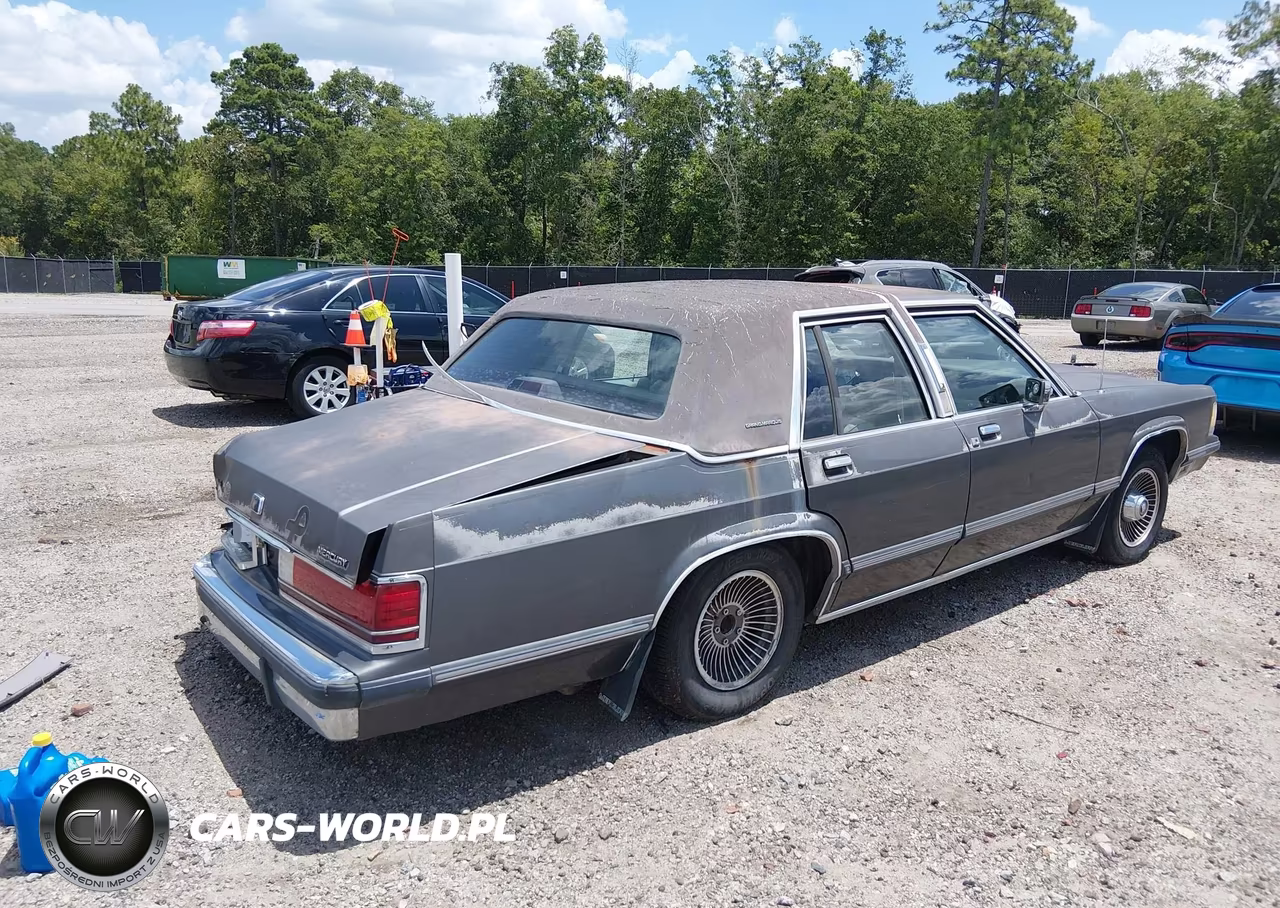 1989 Mercury Grand Marquis Ls VIN:2MEBM75F9KX737882 - 4