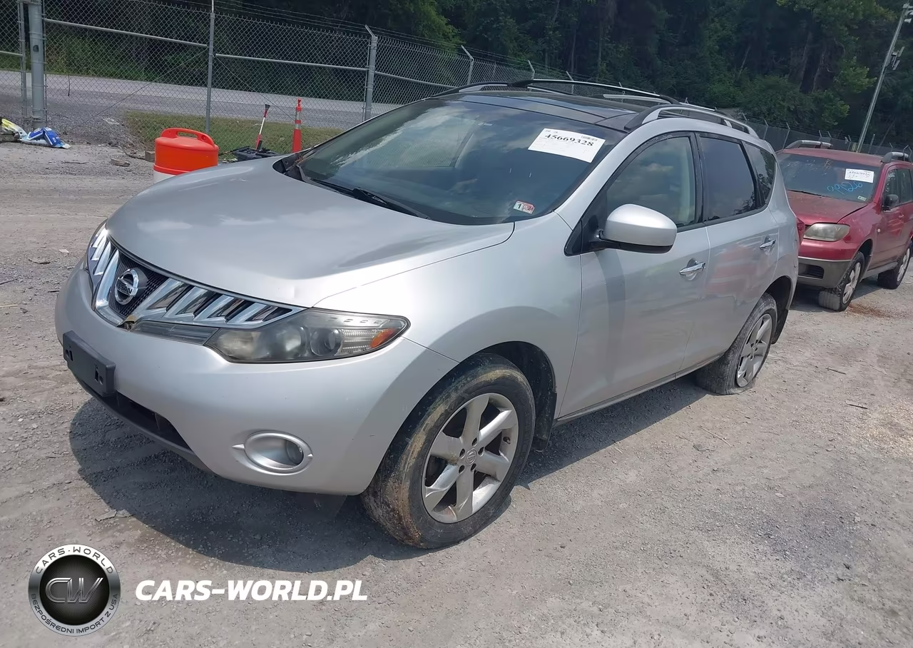 2009 Nissan Murano Sl VIN:JN8AZ18WX9W211813 - 2