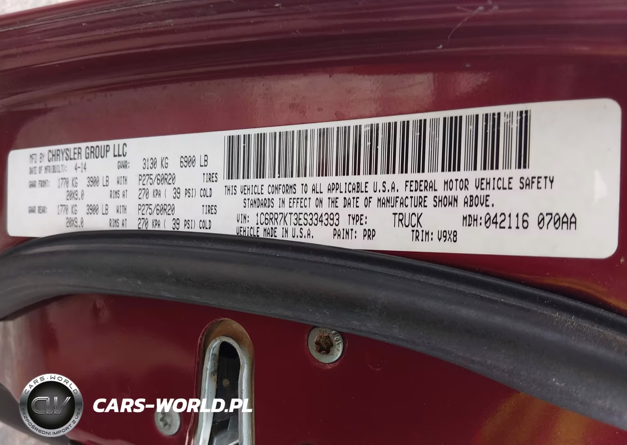 2014 Ram 1500 Express VIN:1C6RR7KT3ES334393 - 9