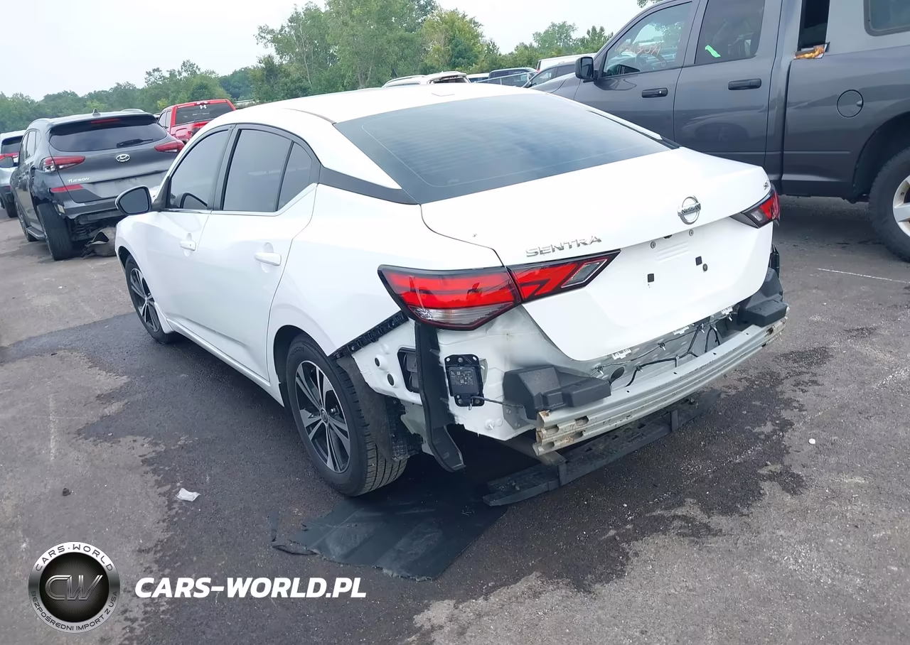 2022 Nissan Sentra Sv Xtronic Cvt VIN:3N1AB8CV1NY219201 - 3
