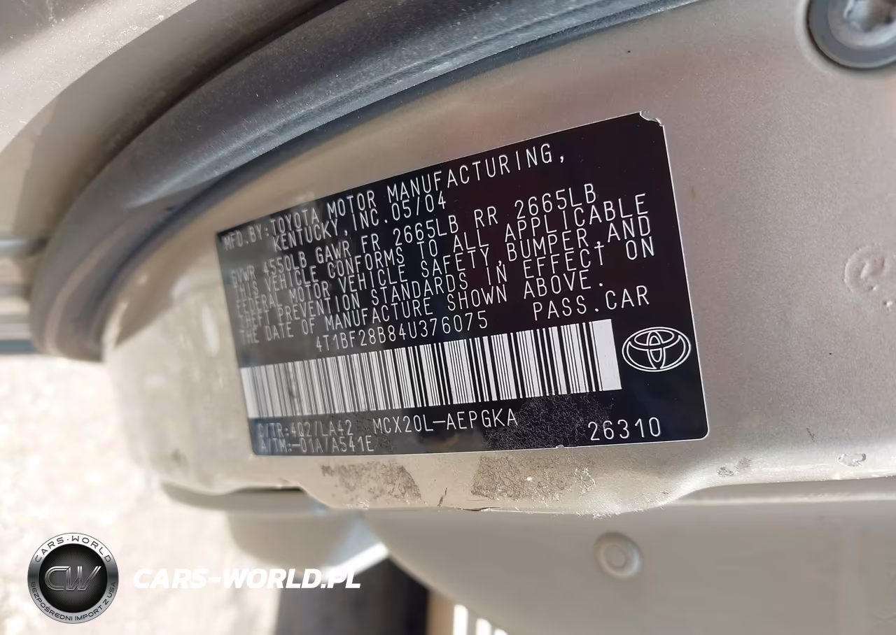 2004 Toyota Avalon Xls VIN:4T1BF28B84U376075 - 9