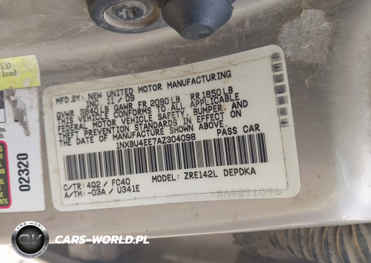 2010 Toyota Corolla Le VIN:1NXBU4EE7AZ304098 - 9
