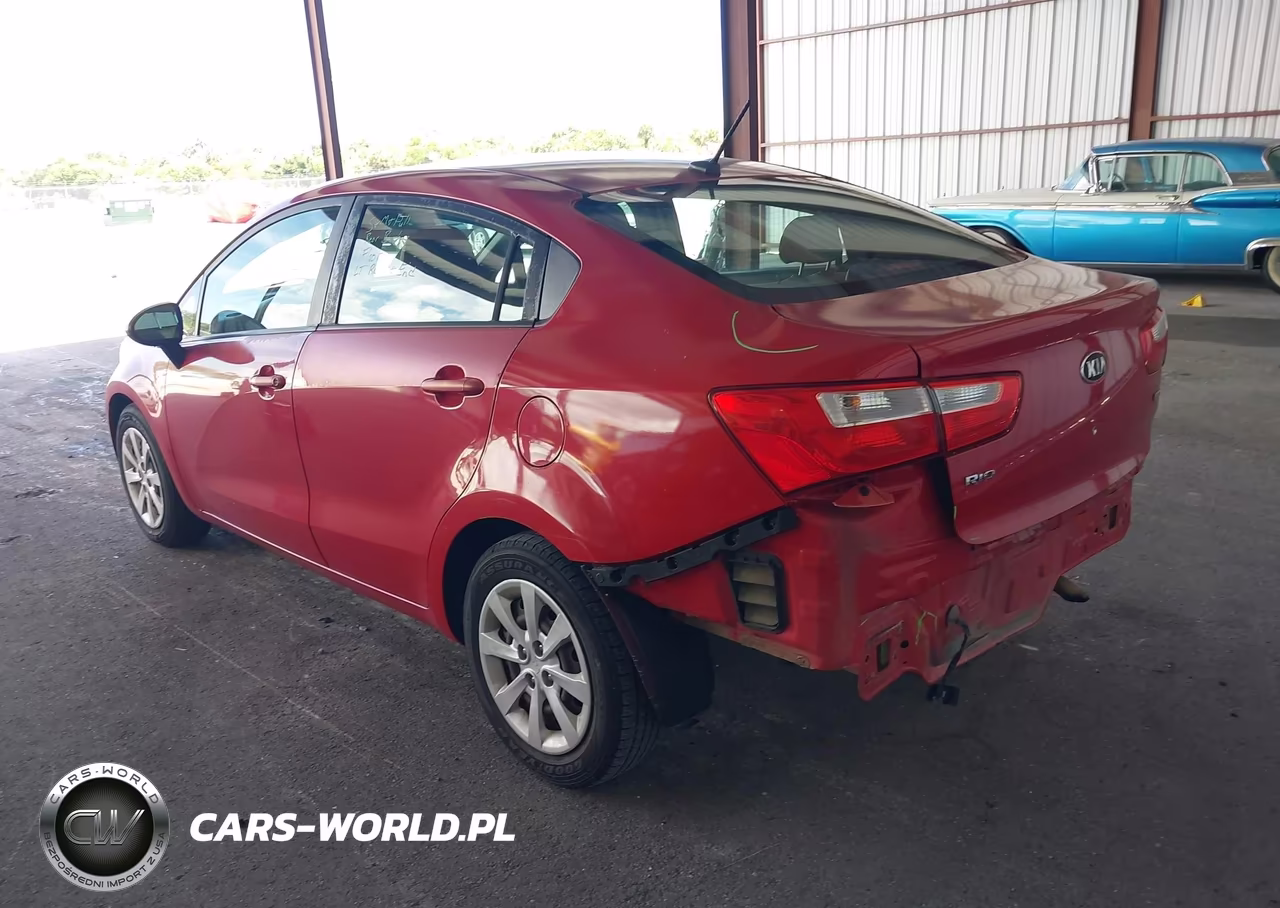 2013 Kia Rio Lx VIN:KNADM4A37D6154761 - 3