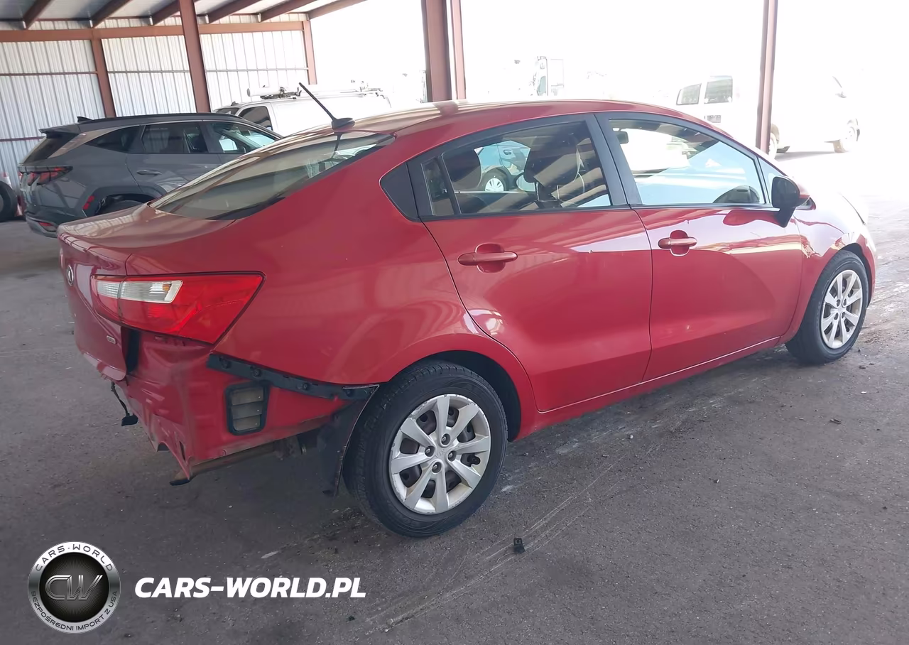 2013 Kia Rio Lx VIN:KNADM4A37D6154761 - 4