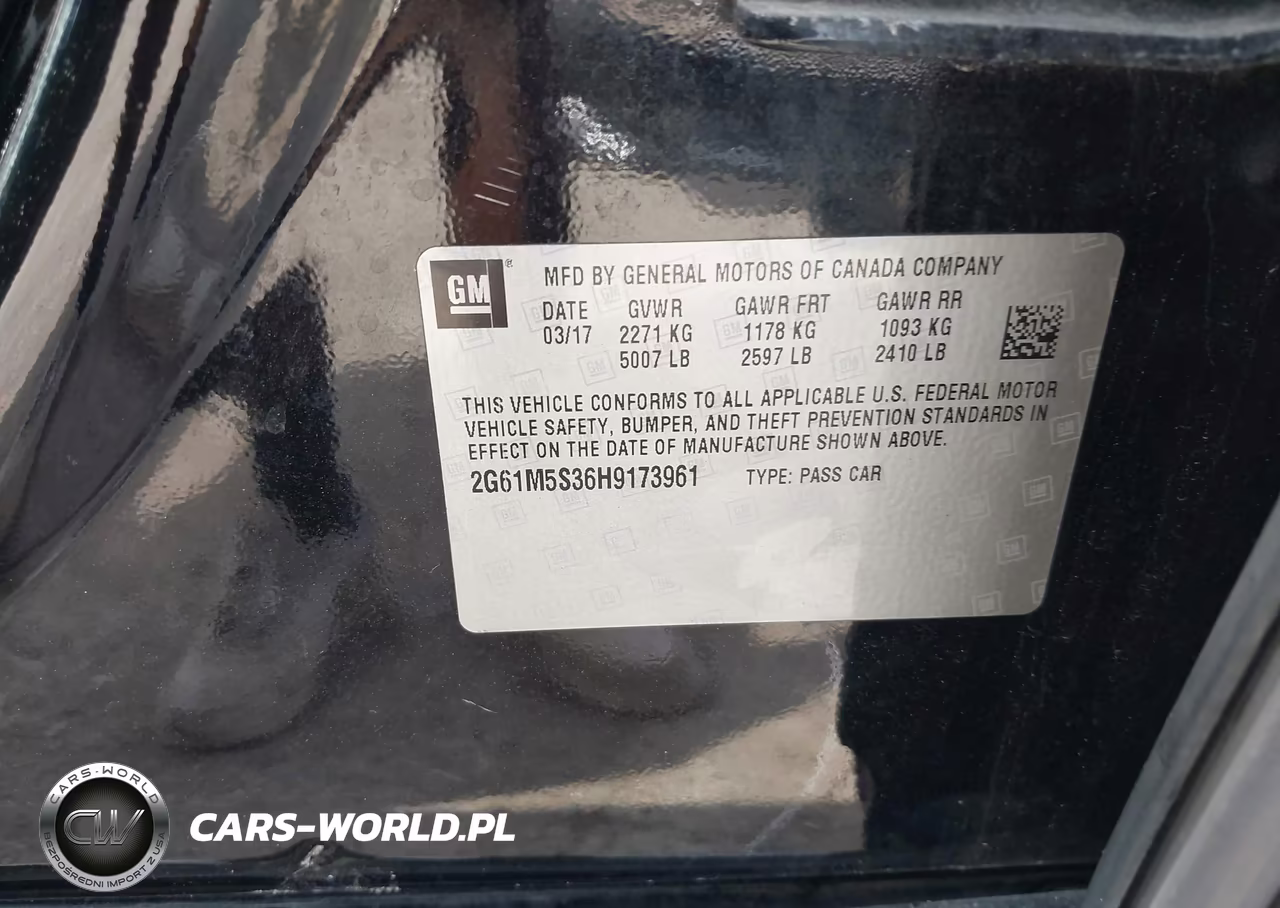 2017 Cadillac Xts Luxury VIN:2G61M5S36H9173961 - 9