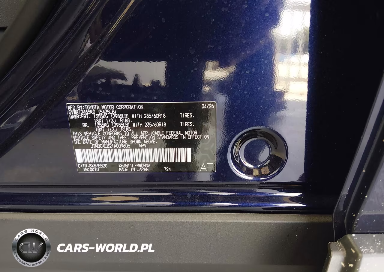 2026 Toyota Bz Xle Plus VIN:JTMBCAEB2TA009605 - 9