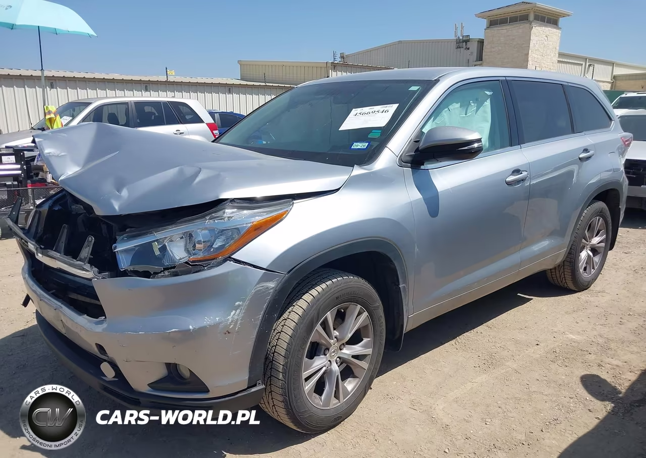 2015 Toyota Highlander Le Plus V6 VIN:5TDBKRFH7FS080908 - 2