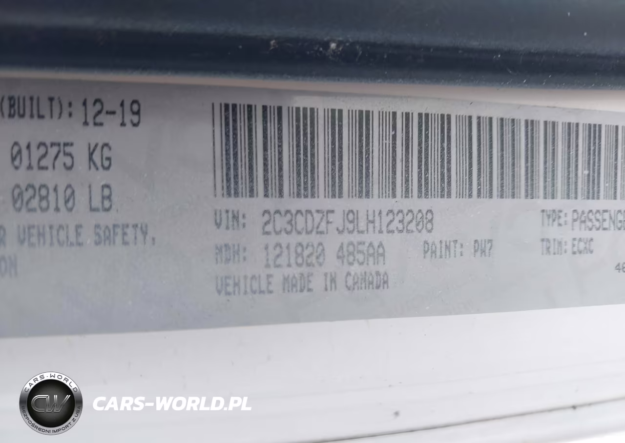 2020 Dodge Challenger R-T Scat Pack VIN:2C3CDZFJ9LH123208 - 9