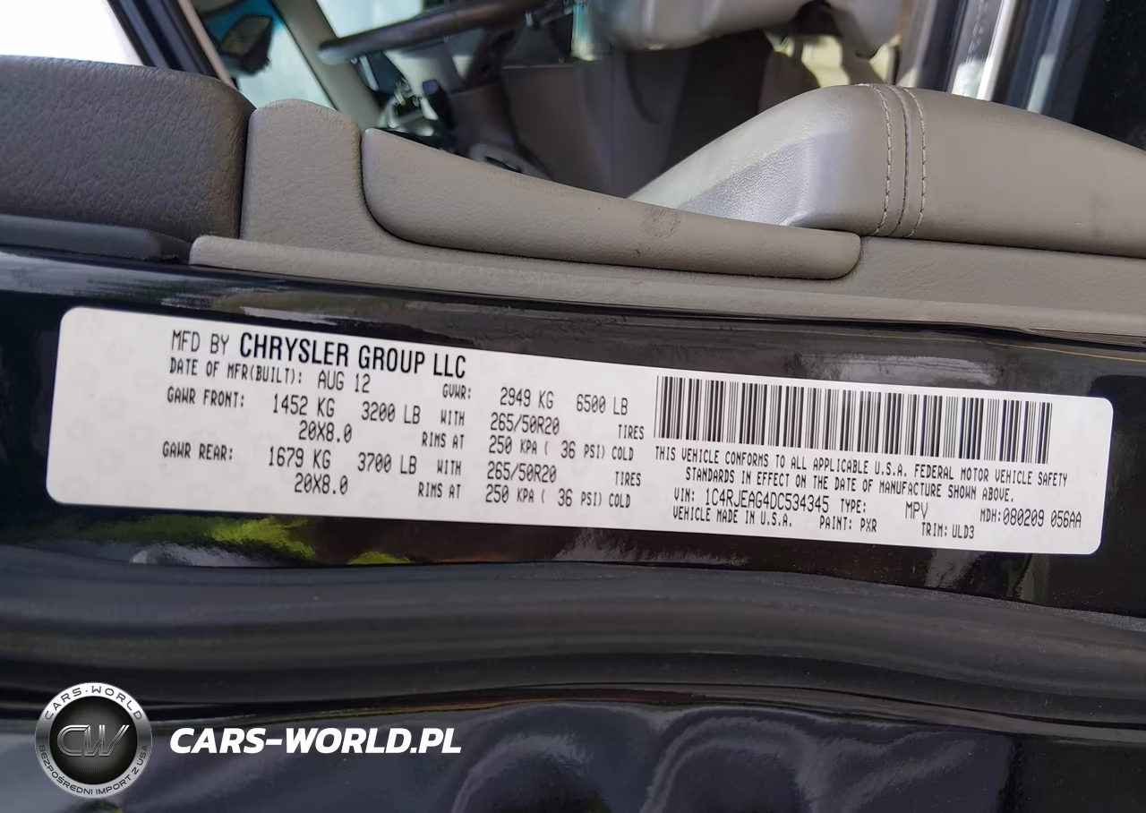2013 Jeep Grand Cherokee Laredo VIN:1C4RJEAG4DC534345 - 9