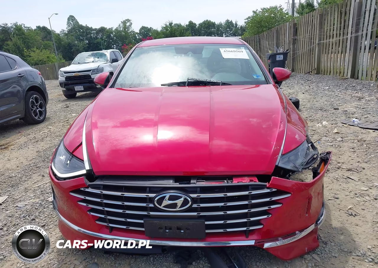 2021 Hyundai Sonata Blue VIN:KMHL24JJ0MA020671 - 12