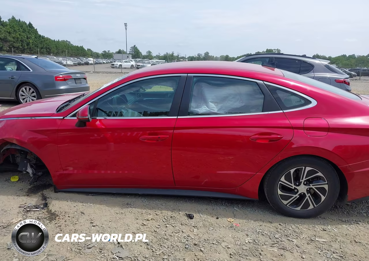 2021 Hyundai Sonata Blue VIN:KMHL24JJ0MA020671 - 14