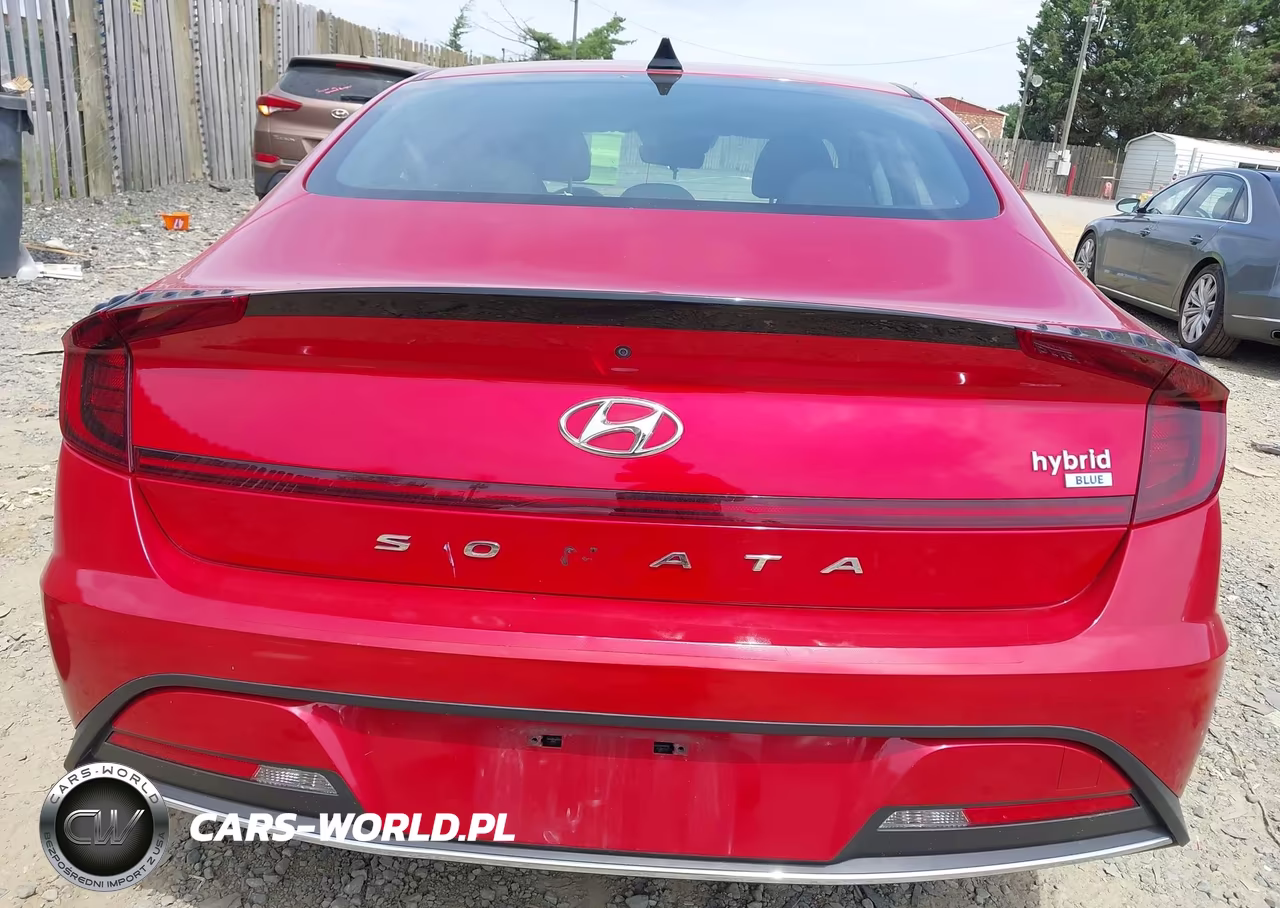 2021 Hyundai Sonata Blue VIN:KMHL24JJ0MA020671 - 16