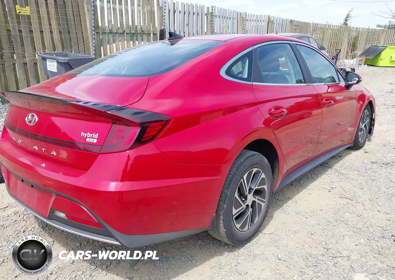 2021 Hyundai Sonata Blue VIN:KMHL24JJ0MA020671 - 4