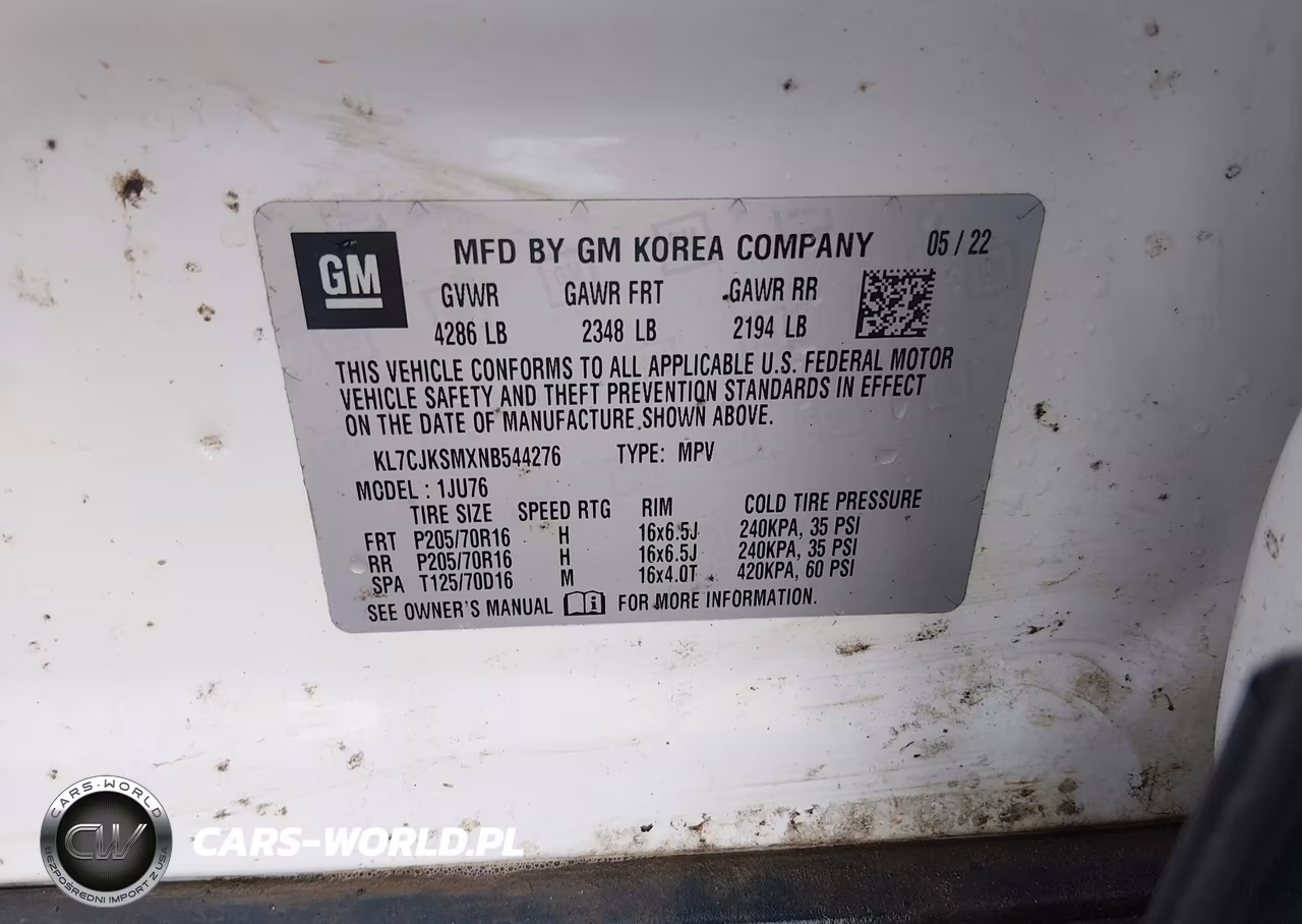 2022 Chevrolet Trax Fwd Ls VIN:KL7CJKSMXNB544276 - 9