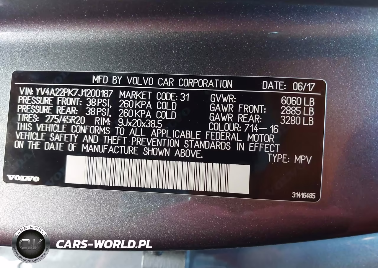 2018 Volvo Xc90 T6 Momentum VIN:YV4A22PK7J1200187 - 9