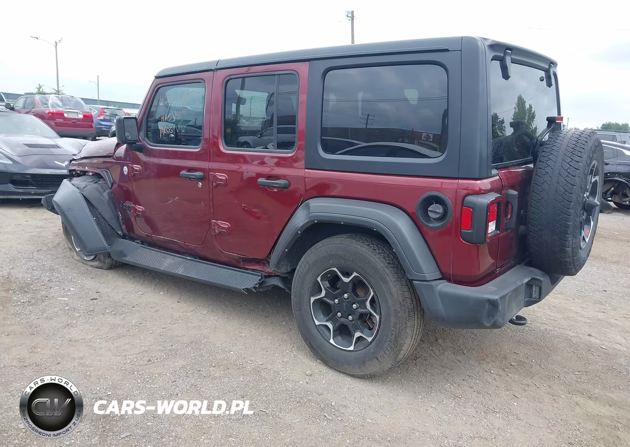 2021 Jeep Wrangler Unlimited Sport S 4X4 VIN:1C4HJXDN3MW707627 - 3