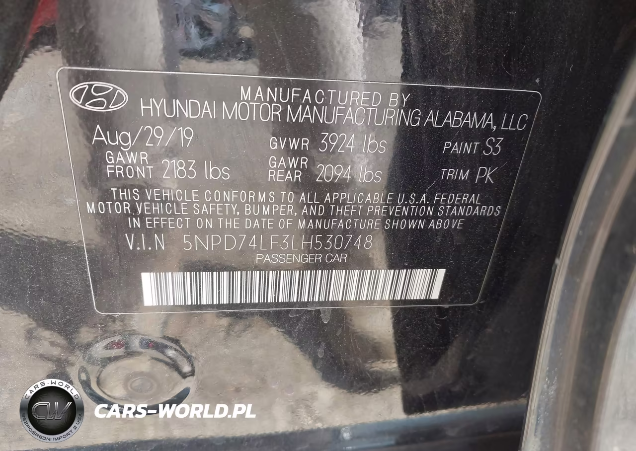 2020 Hyundai Elantra Se VIN:5NPD74LF3LH530748 - 9