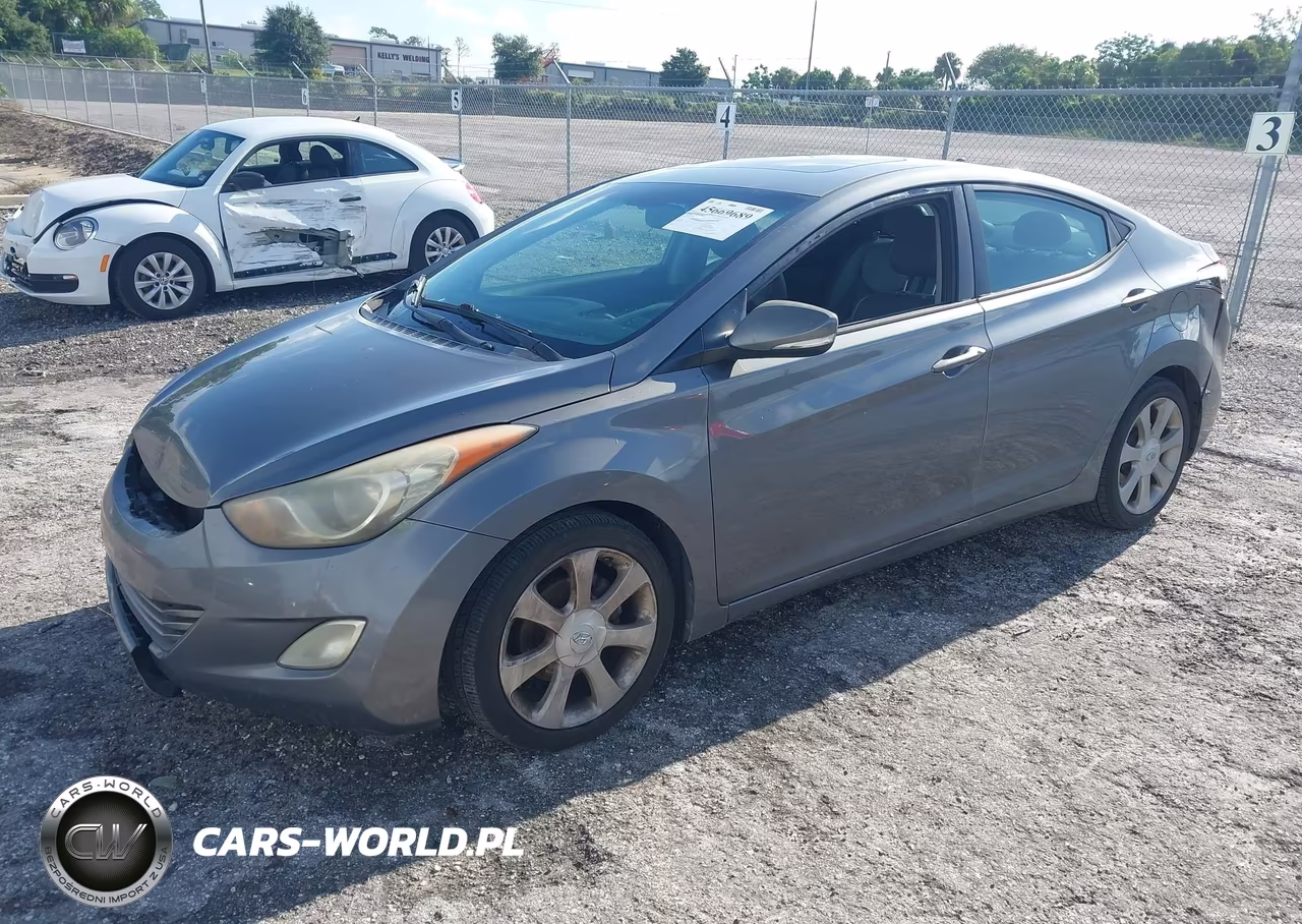 2012 Hyundai Elantra Limited VIN:5NPDH4AE1CH117878 - 2