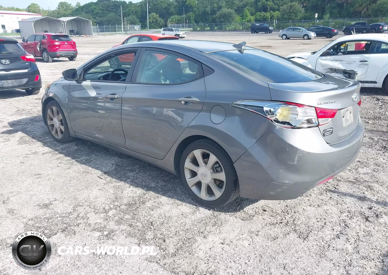 2012 Hyundai Elantra Limited VIN:5NPDH4AE1CH117878 - 3
