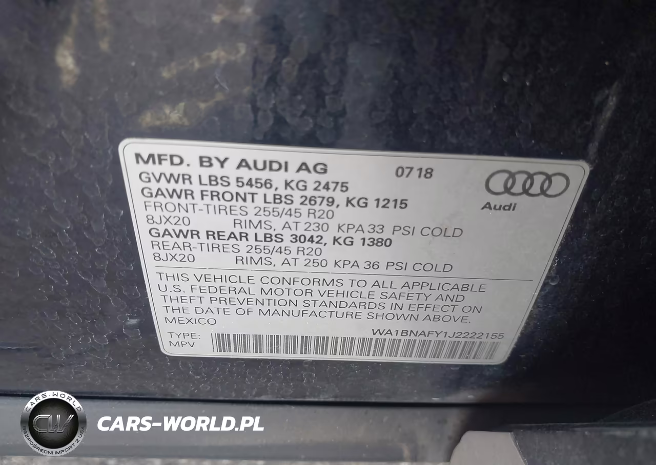 2018 Audi Q5 2.0T Premium-2.0T Tech Premium VIN:WA1BNAFY1J2222155 - 9