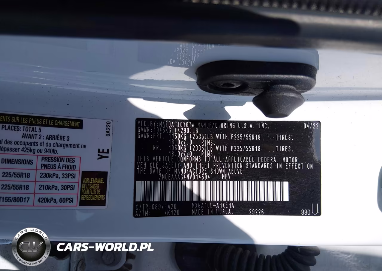 2022 Toyota Corolla Cross Xle VIN:7MUEAAAG4NV014594 - 9