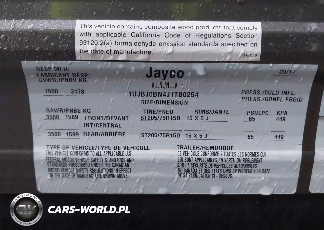 2018 Jayco Jayfl184Bh VIN:1UJBJ0BN4J1TB0254 - 9