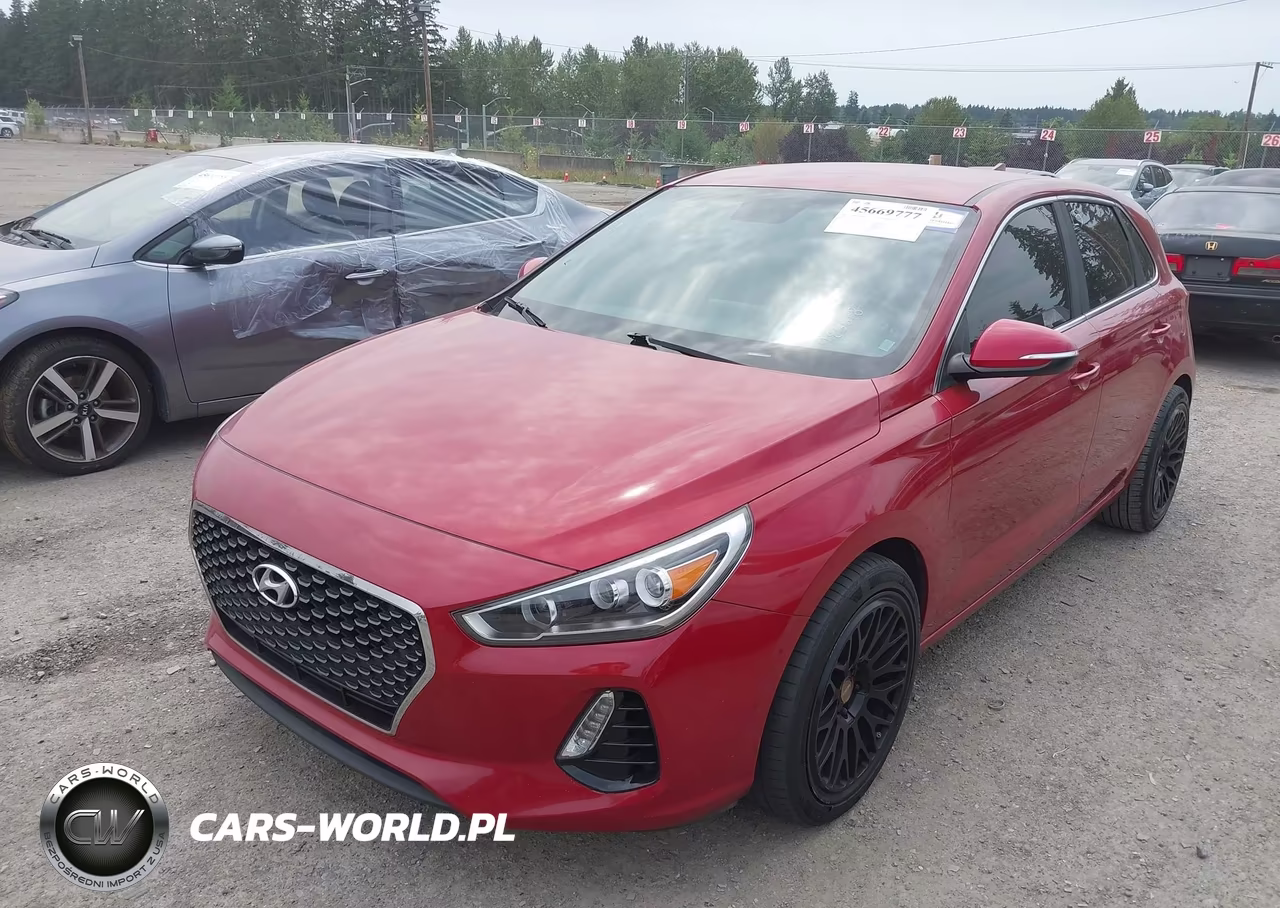 2018 Hyundai Elantra Gt Sport VIN:KMHH55LC4JU020037 - 2