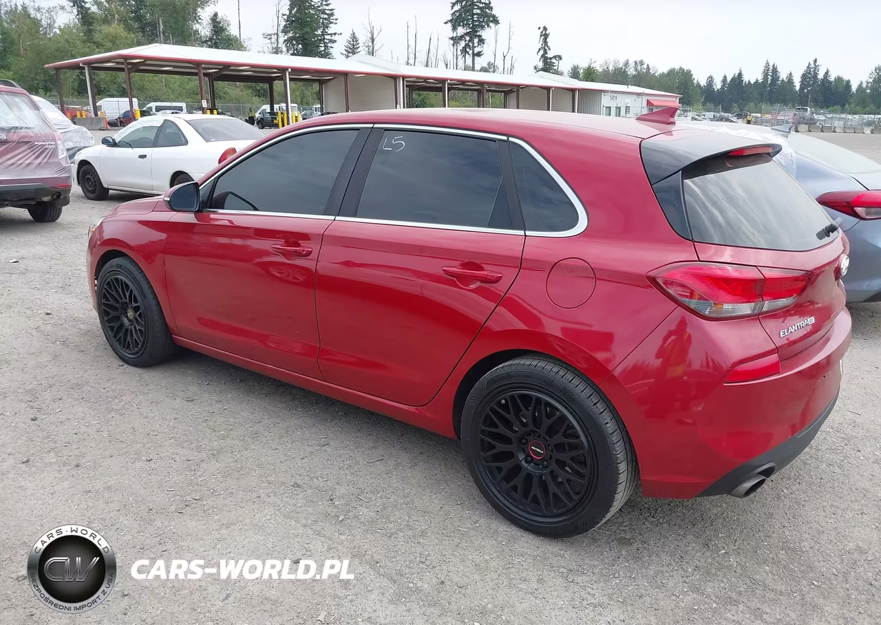 2018 Hyundai Elantra Gt Sport VIN:KMHH55LC4JU020037 - 3