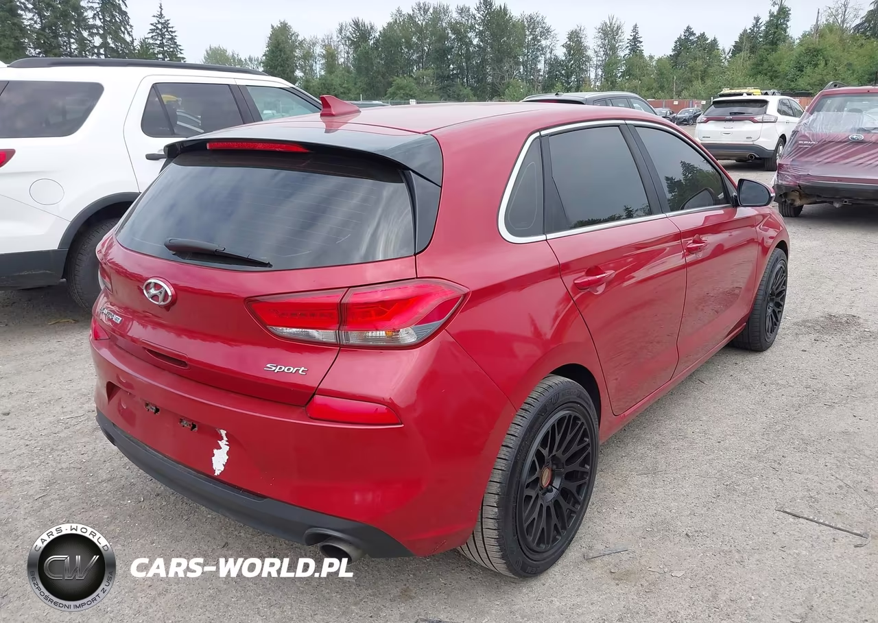2018 Hyundai Elantra Gt Sport VIN:KMHH55LC4JU020037 - 4