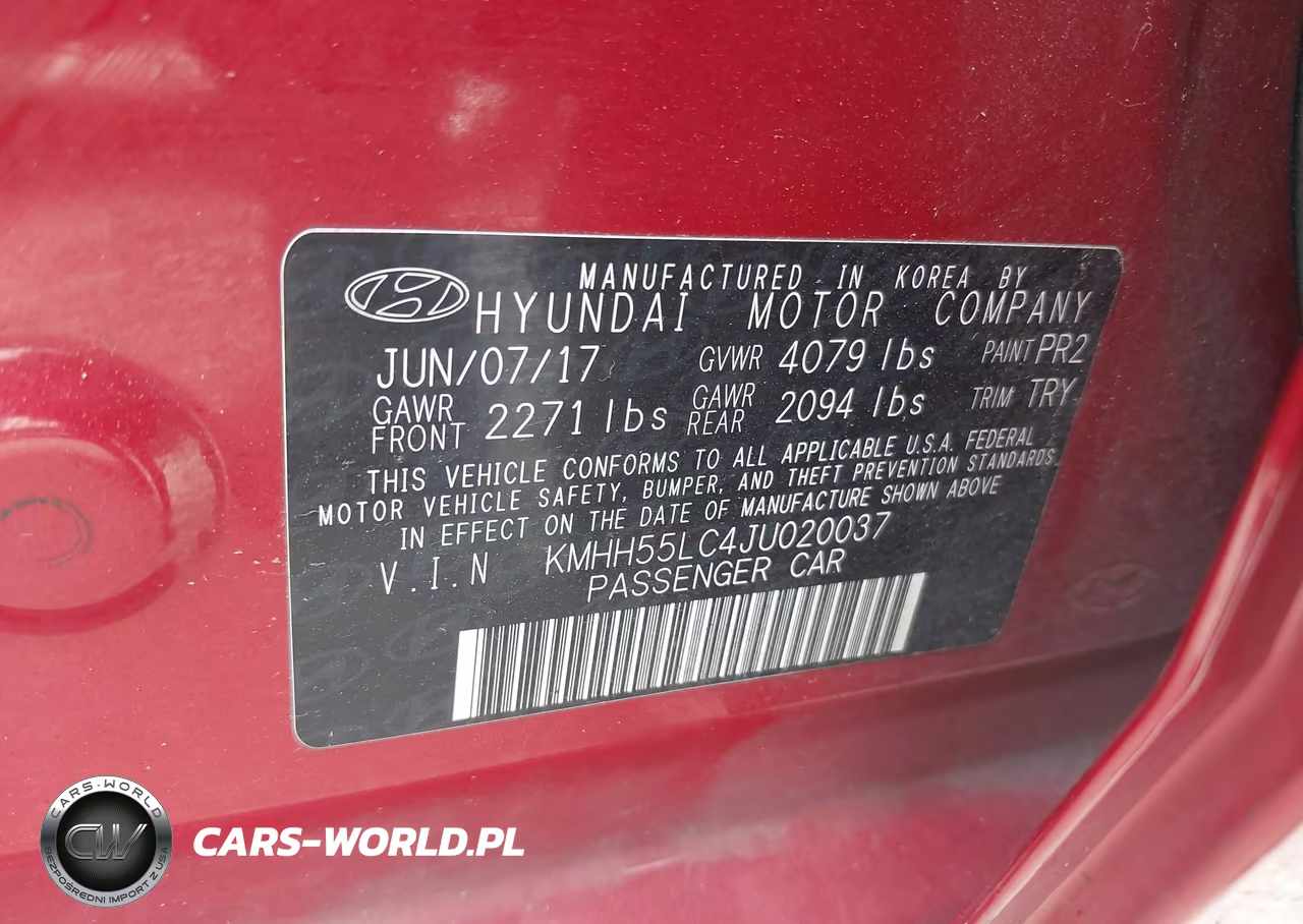 2018 Hyundai Elantra Gt Sport VIN:KMHH55LC4JU020037 - 9