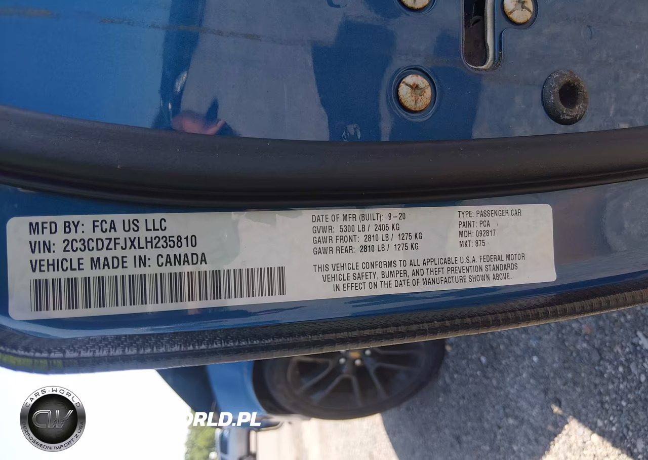 2020 Dodge Challenger R-T Scat Pack VIN:2C3CDZFJXLH235810 - 9