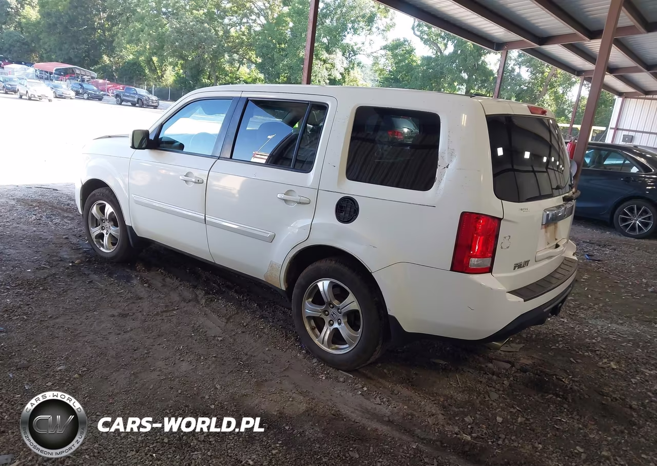 2012 Honda Pilot Ex-L VIN:5FNYF4H75CB030644 - 3