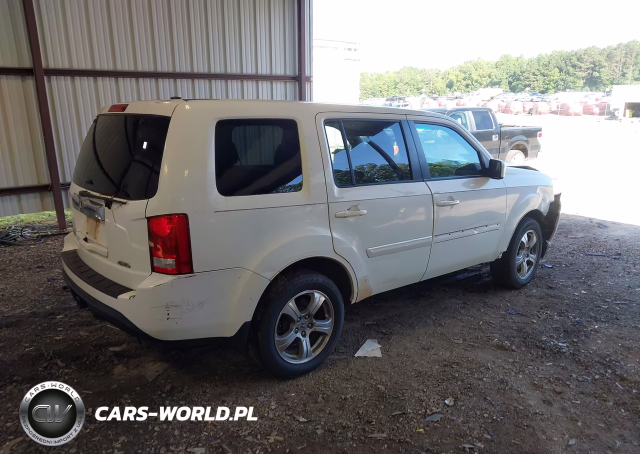 2012 Honda Pilot Ex-L VIN:5FNYF4H75CB030644 - 4