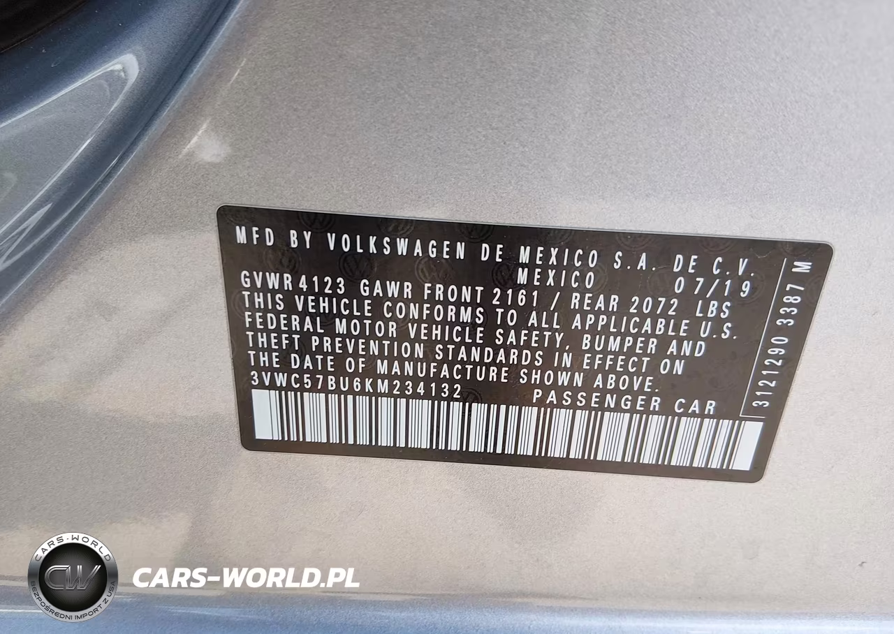 2019 Volkswagen Jetta 1.4T R-Line-1.4T S-1.4T Se VIN:3VWC57BU6KM234132 - 9