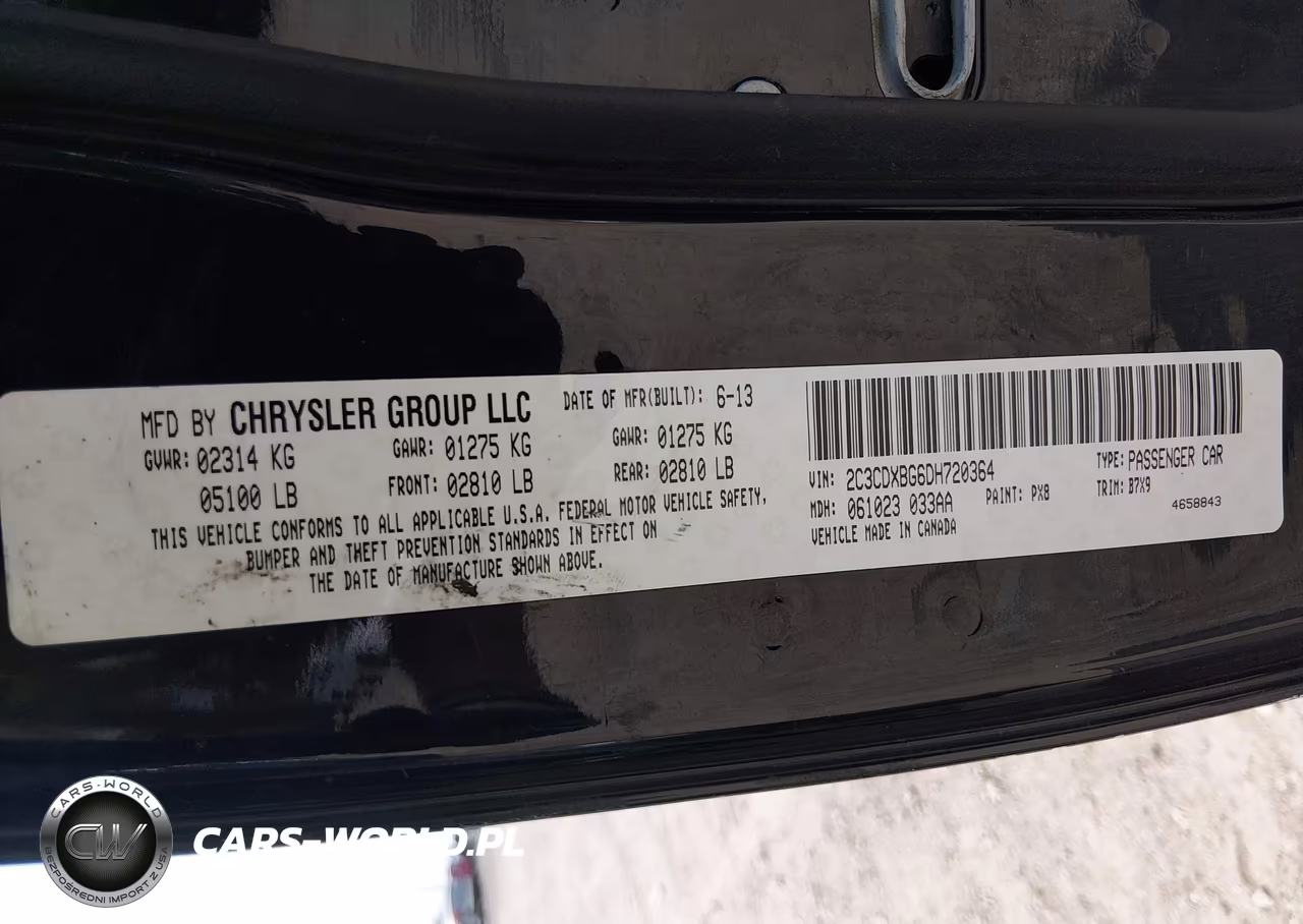 2013 Dodge Charger Se VIN:2C3CDXBG6DH720364 - 9