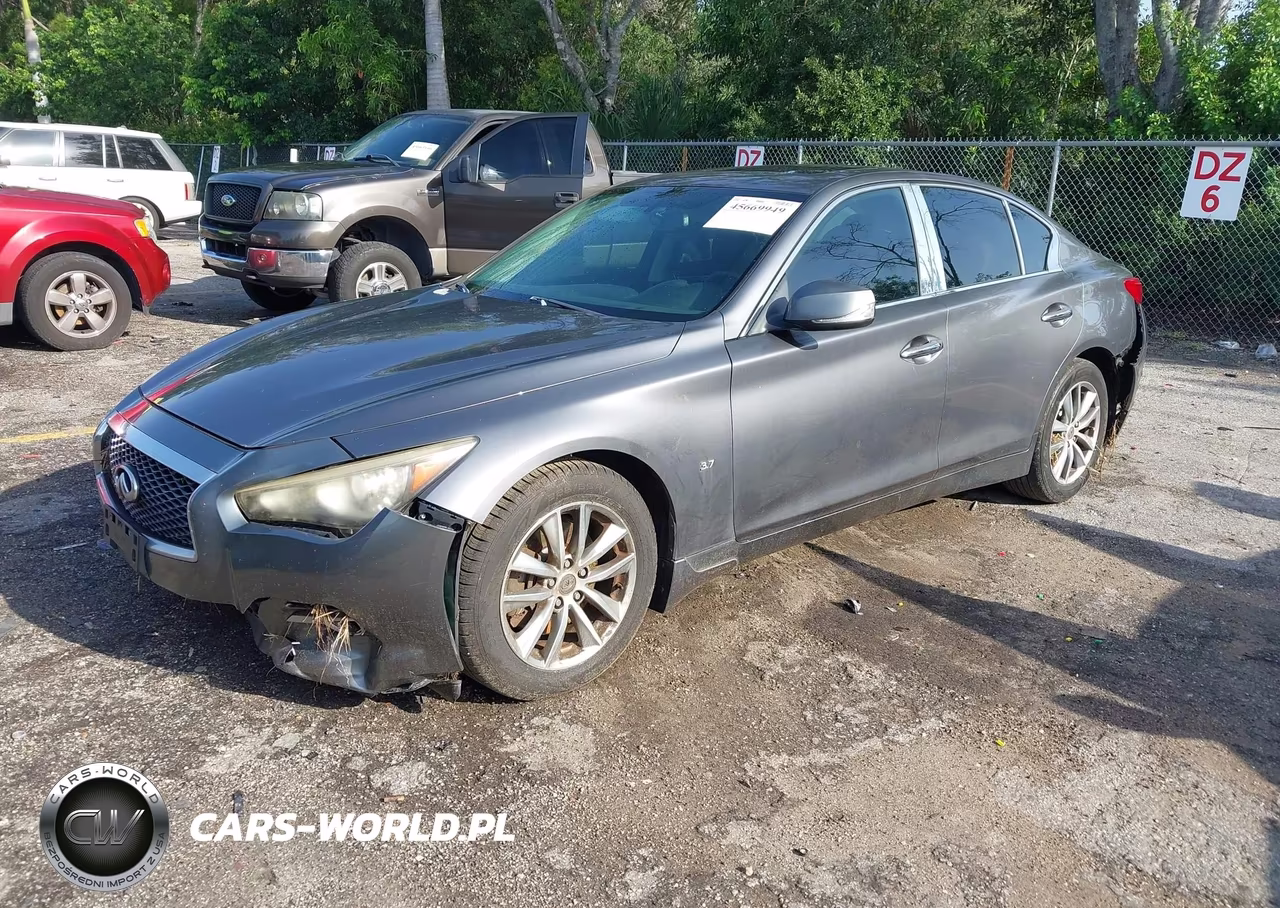 2014 Infiniti Q50 Premium VIN:JN1BV7AR3EM701022 - 2