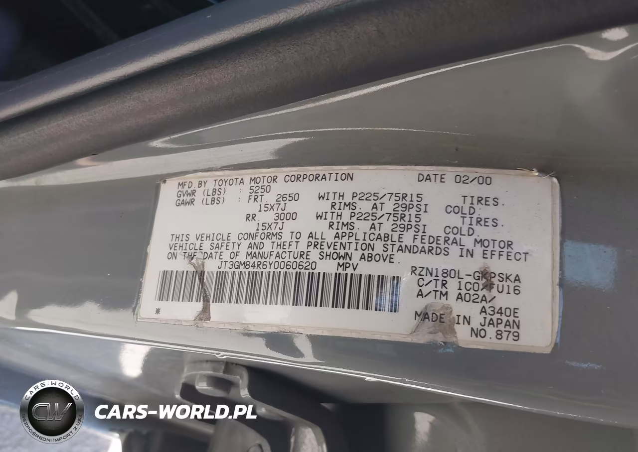2000 Toyota 4Runner VIN:JT3GM84R6Y0060620 - 9