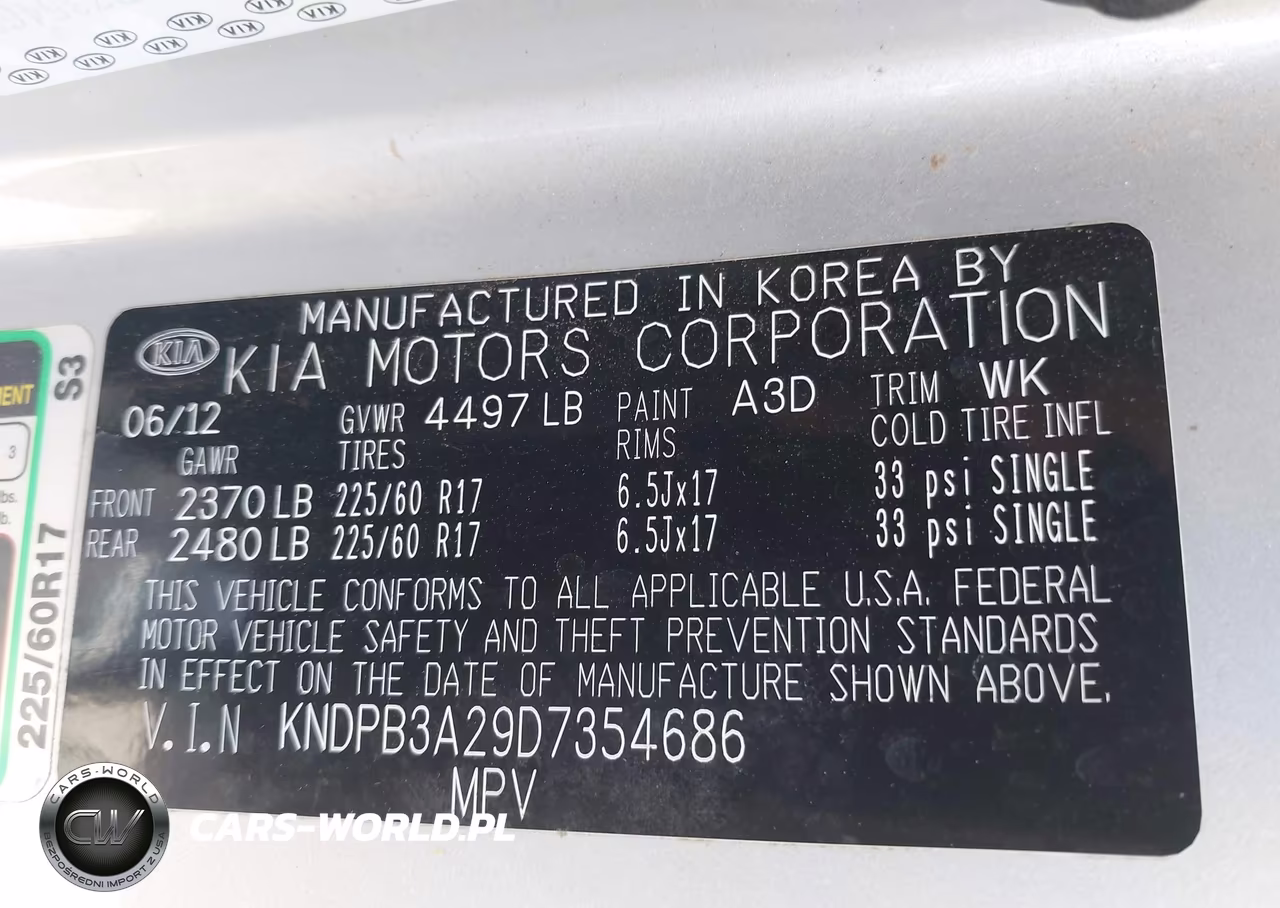 2013 Kia Sportage Lx VIN:KNDPB3A29D7354686 - 9