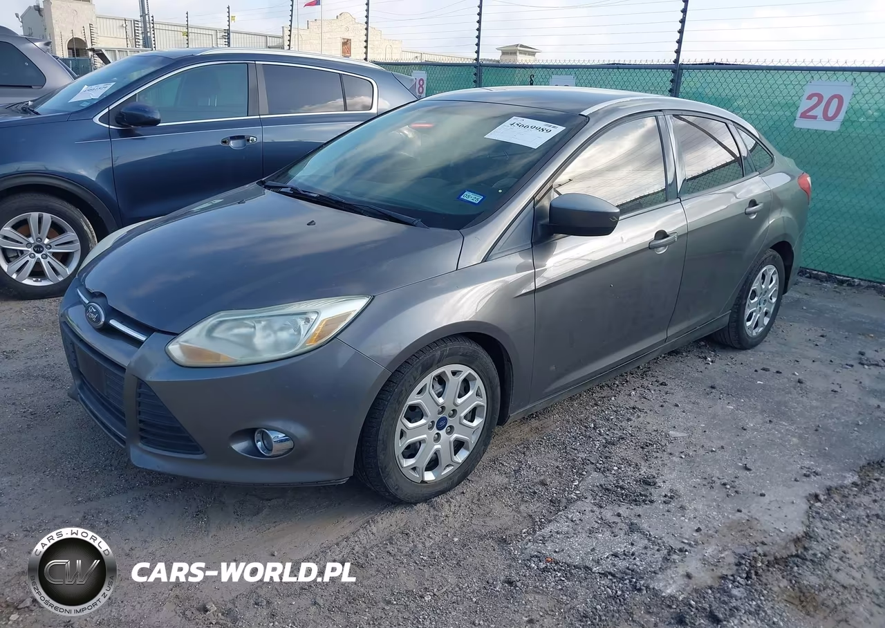 2012 Ford Focus Se VIN:1FAHP3F29CL217211 - 2