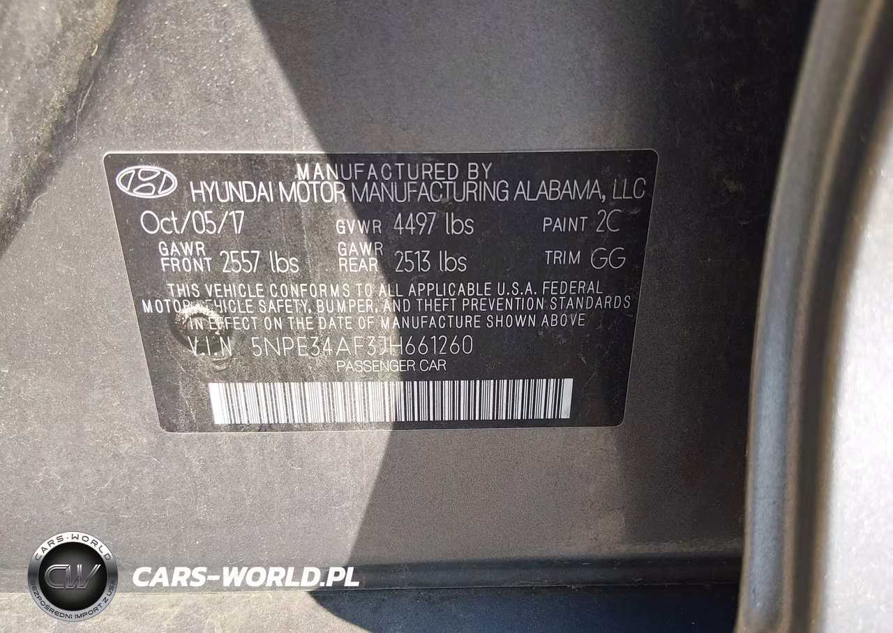 2018 Hyundai Sonata Sel VIN:5NPE34AF3JH661260 - 9