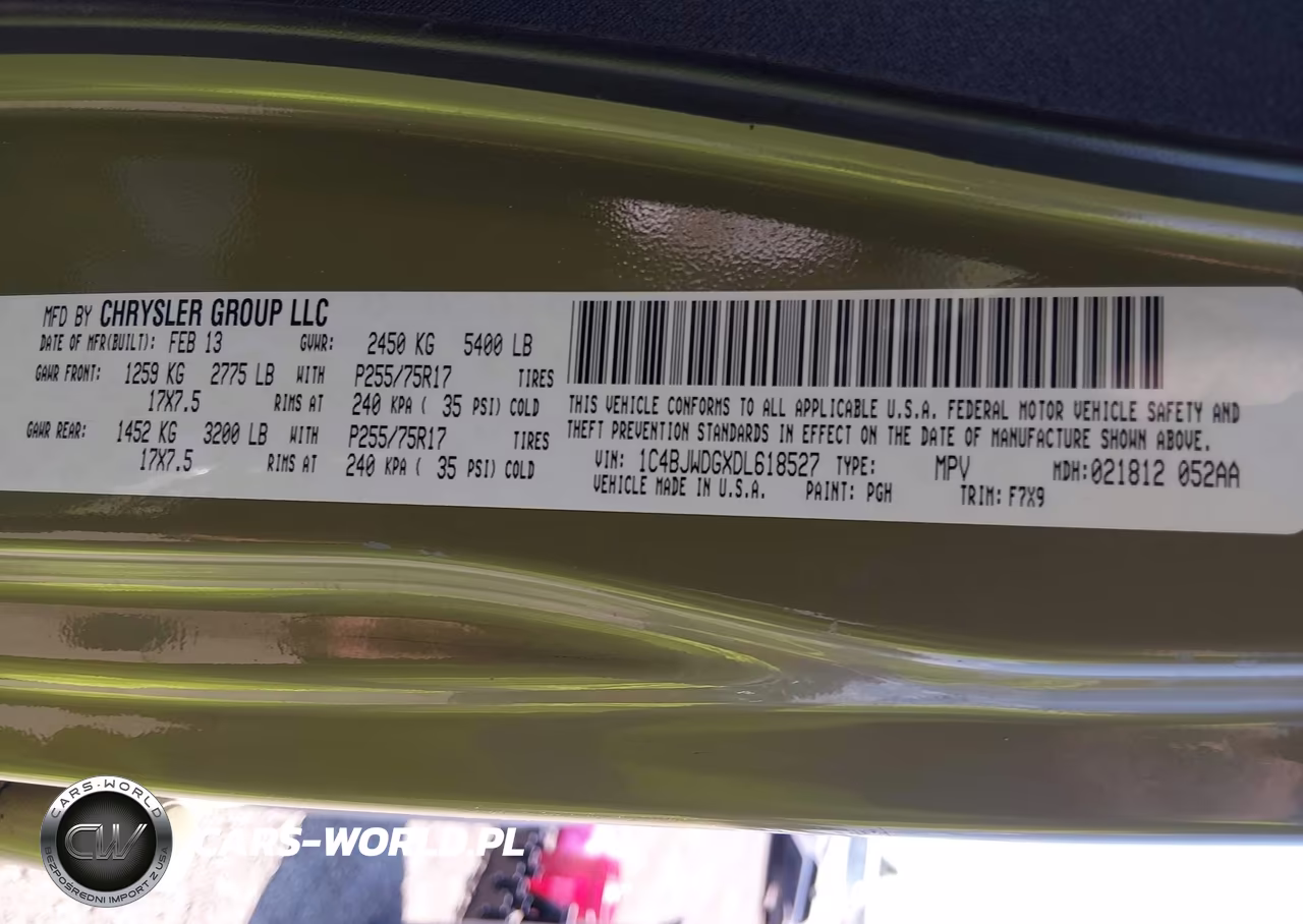 2013 Jeep Wrangler Unlimited Freedom Edition VIN:1C4BJWDGXDL618527 - 9
