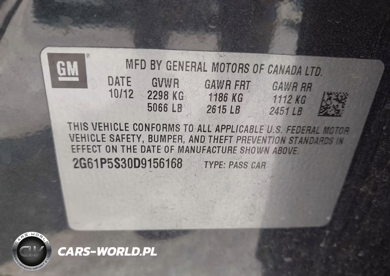 2013 Cadillac Xts Luxury VIN:2G61P5S30D9156168 - 9