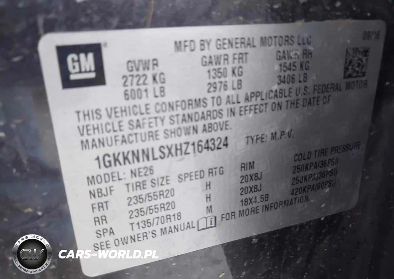 2017 GMC Acadia Slt-2 VIN:1GKKNNLSXHZ164324 - 9