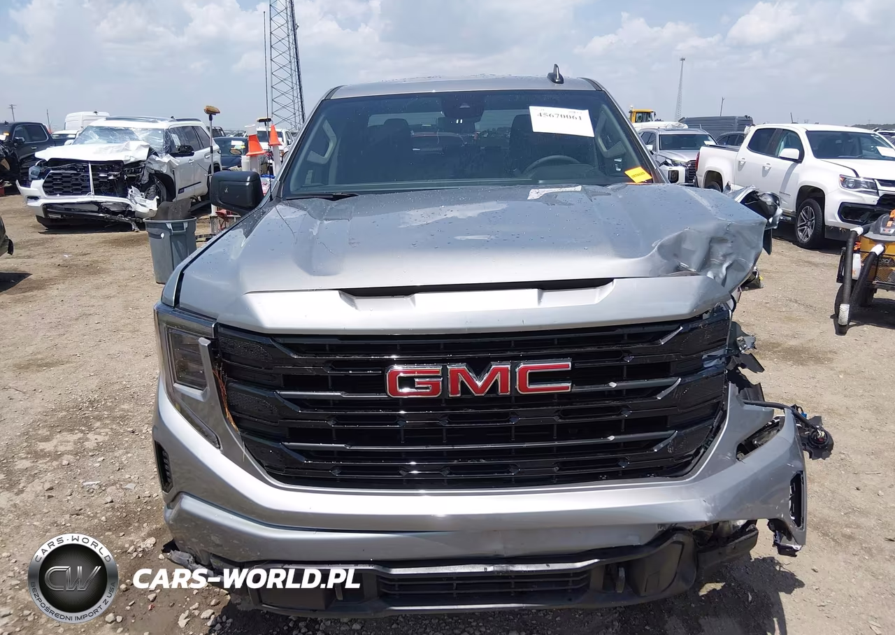 2025 GMC Sierra 1500 4Wd Standard Box Elevation With 3Sb VIN:1GTRUCEK5SZ322963 - 6