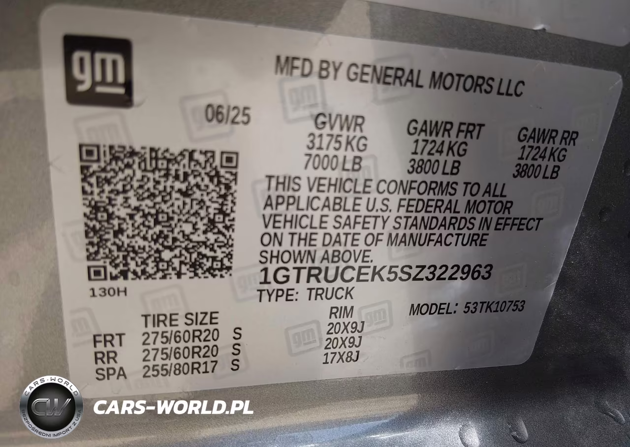 2025 GMC Sierra 1500 4Wd Standard Box Elevation With 3Sb VIN:1GTRUCEK5SZ322963 - 9