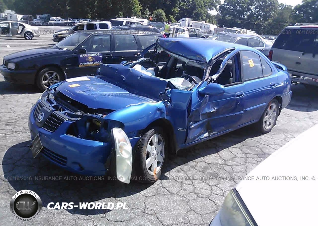 2006 Nissan Sentra 1.8S VIN:3N1CB51DX6L599347 - 2