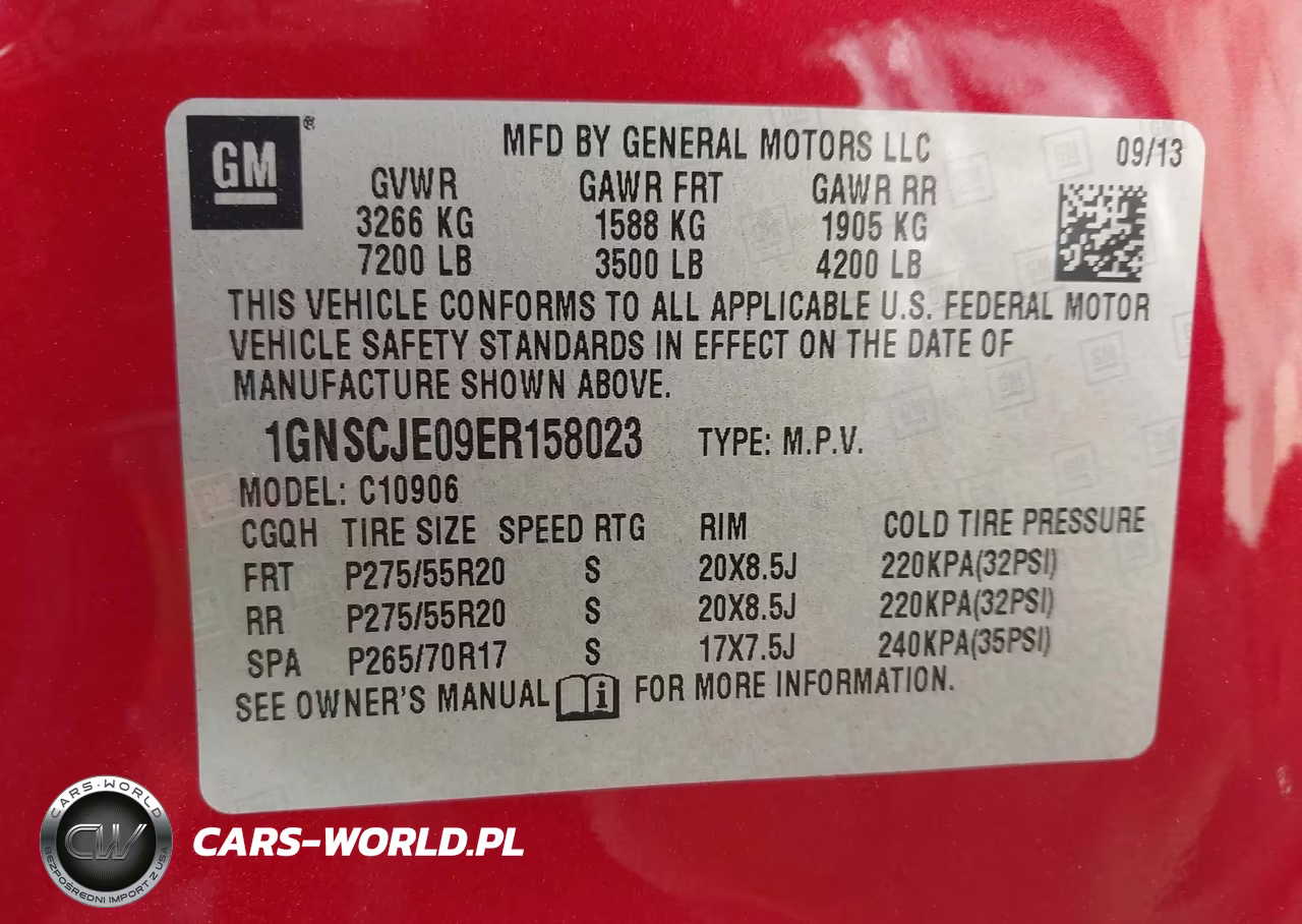 2014 Chevrolet Suburban Lt VIN:1GNSCJE09ER158023 - 9