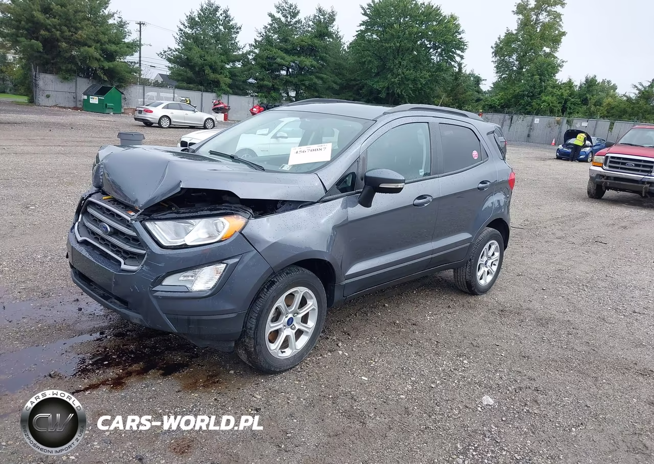 2022 Ford Ecosport Se VIN:MAJ6S3GLXNC465693 - 2
