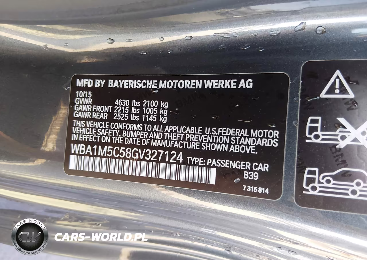 2016 BMW M235I xDrive VIN:WBA1M5C58GV327124 - 9